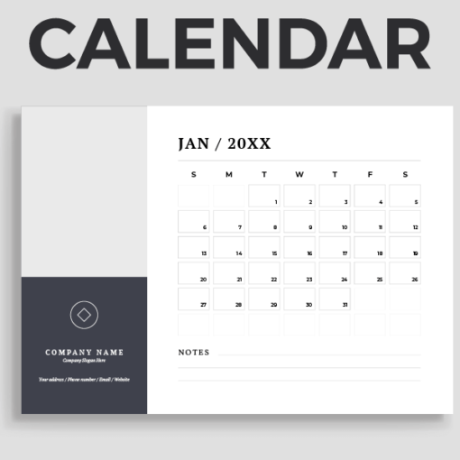 Custom made calendars